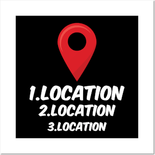 "Location Location Location" Posters and Art